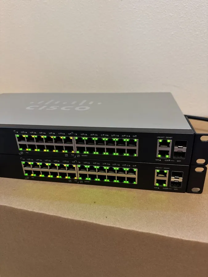 Коммутатор Cisco SG200-26P 26-Port Gigabit PoE Smart Switch 100W Budget