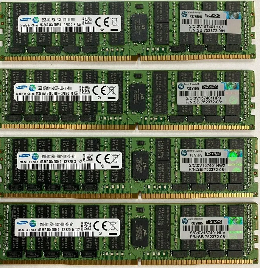 Сервер 128GB Kit (4x32GB) HP Proliant DL180 Gen9 PROLIANT SERVER Memory Kit