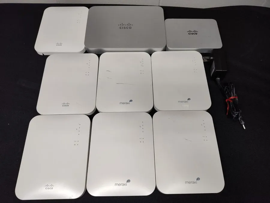 Точка доступа Mixed Cisco Meraki Units MR16 (x6), MR12, MX60 & Meraki Z1