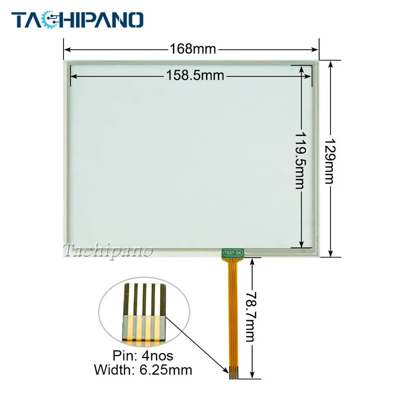 Панель оператора Touch Panel для Kyocera KTP075ABAA-H00 KTP075 Touch Screen Glas