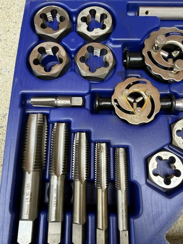 Режущий инструмент Irwin Hanson 97094ZR Tap and Hexagon Die Master Set 9/16"-1"