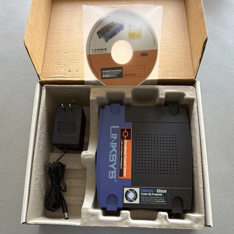 Маршрутизатор Cisco Linksys BEFSX41 Broadband Firewall Router 4-Port 10/100 — фото лота 3