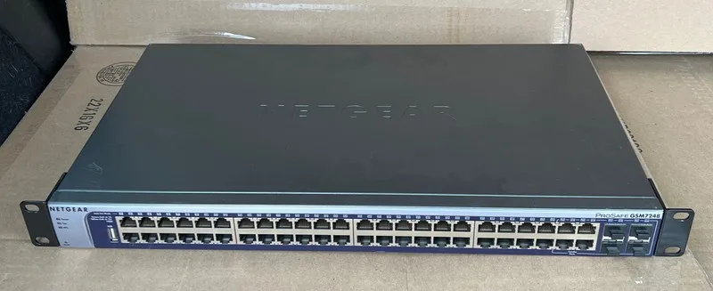 Коммутатор NETGEAR ProSafe GSM7248 48-Port Gigabit Managed Rackmount Switch SFP