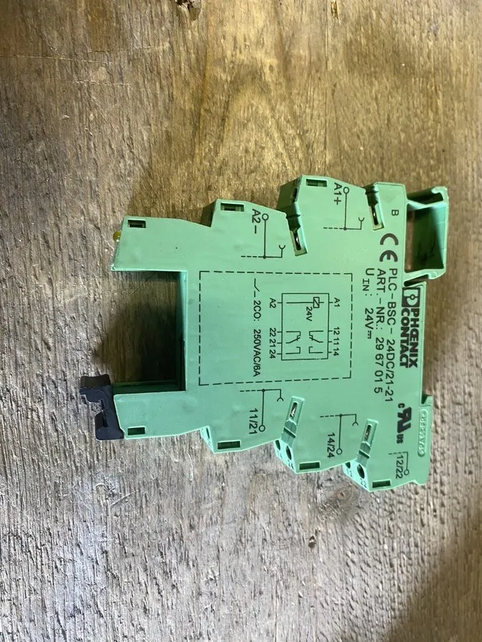 Колодка реле X Phoenix contact plc-bsc-24dc/21-21 Relay Socket 2961192 250VAC/6A — фото лота 2