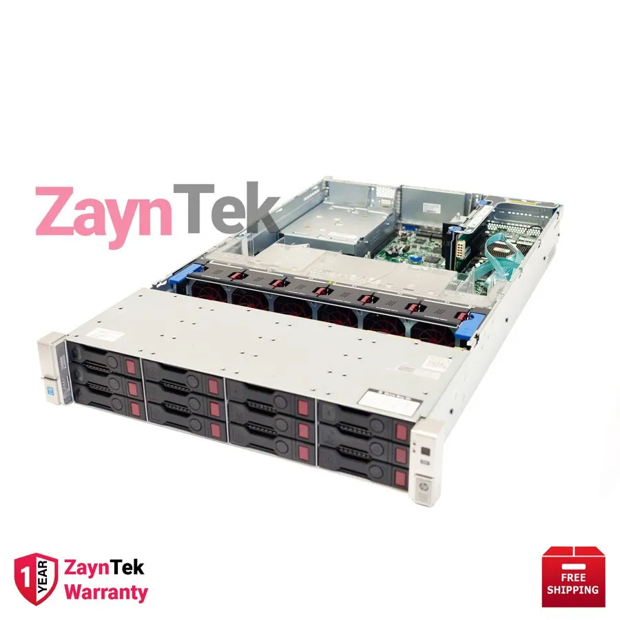 Сервер HPE PROLIANT DL380 GEN9 12LFF RACKSERVER 32GBDDR4 1xE52620v3 HPE 36TB HDD