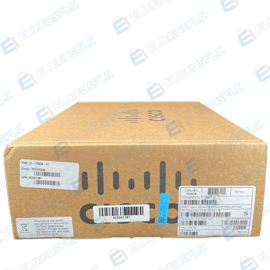 Коммутатор Cisco C1000-16P-2G-L 16-Port Gigabit PoE+ Managed Switch 2x SFP 120W