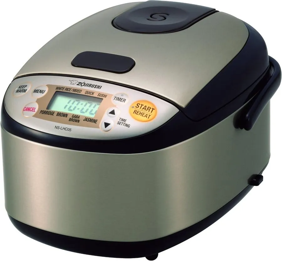 Рисоварка NS-LHC05 Micom Rice Cooker & Warmer Stainless Dark Brown 3 Cups Uncook