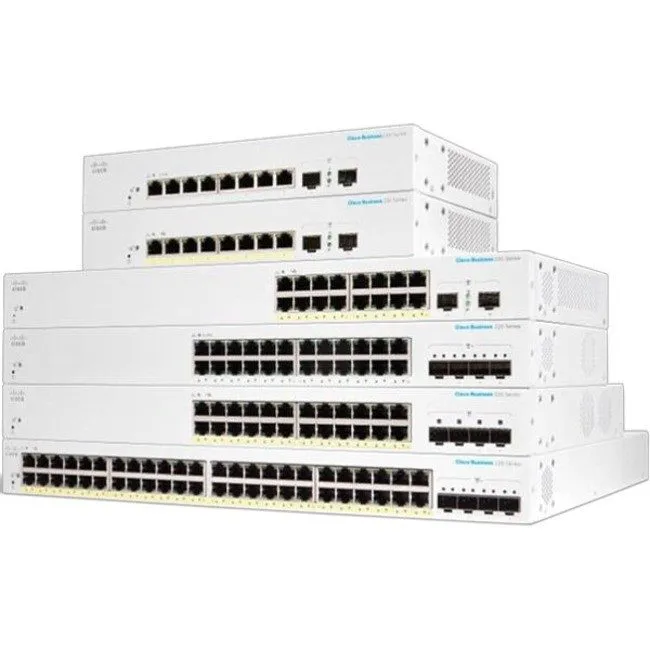 Коммутатор Cisco CBS220-8T-E-2G-NA Business CBS220-8T-E-2G Ethernet Switch