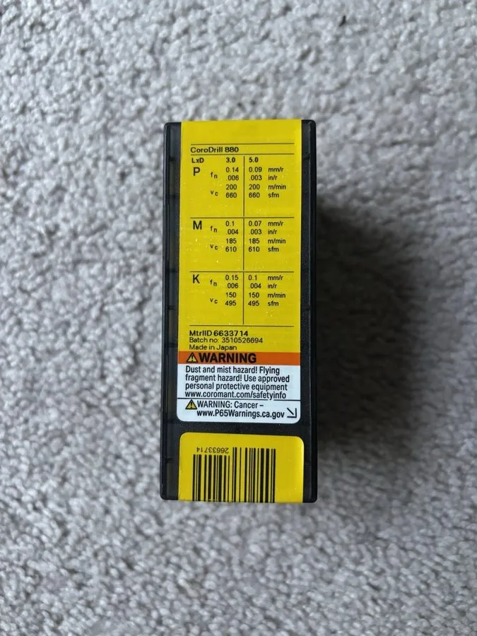 Режущий инструмент SANDVIK COROMANT 880-03 03 W05H-P-GM 4044 CARBIDE INSERT