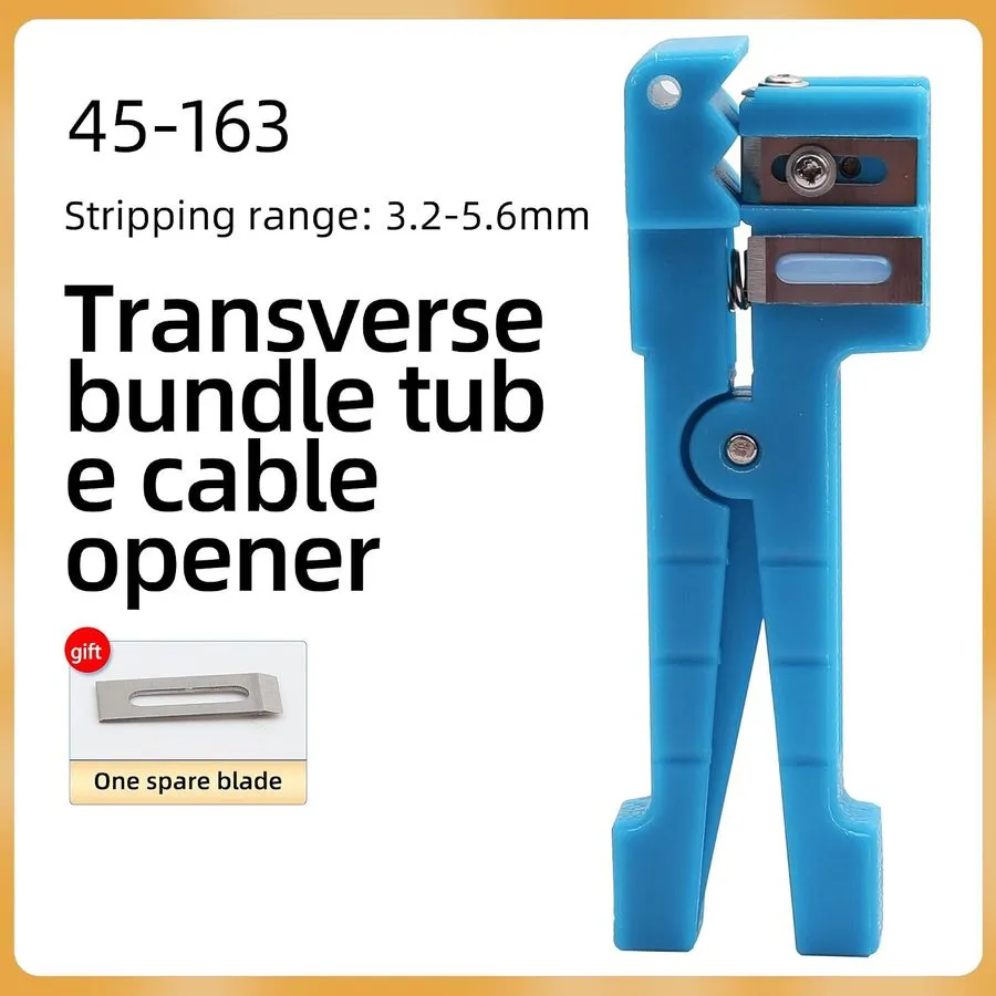 Стриппер Cruiser 45-163 Fiber Optic & Coaxial Cable Stripper Tool (Blue, Alloy S