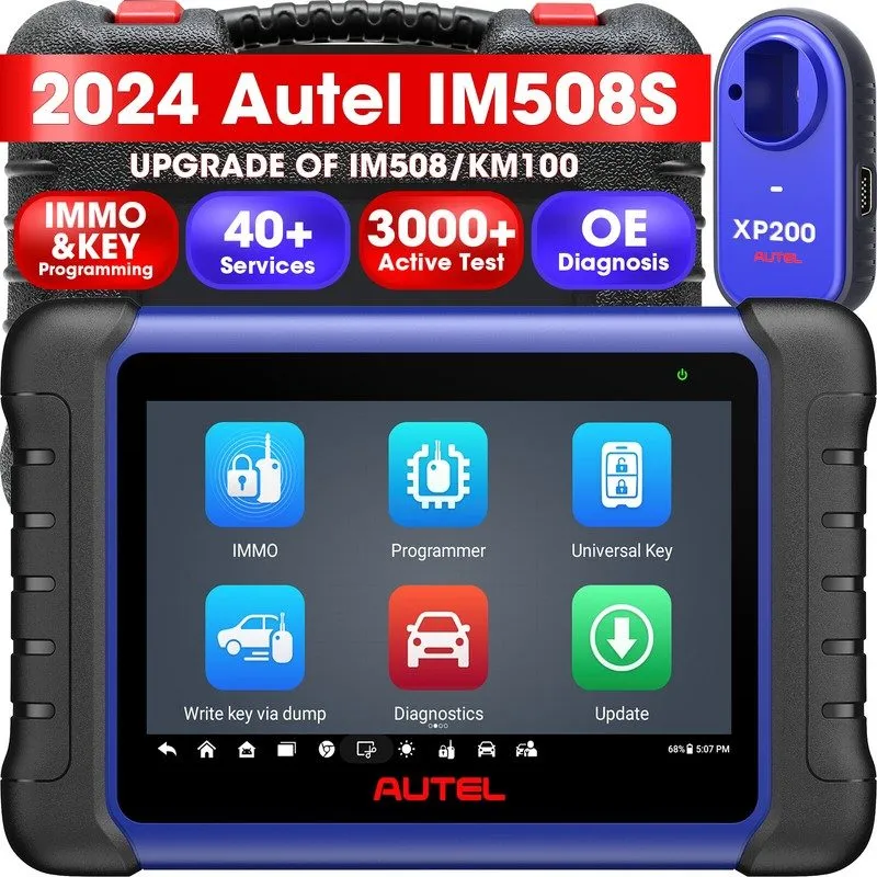 Диагностический сканер 2026 Autel MaxiIM IM508S IMMO Key Programming Tool All Sy — фото лота 1