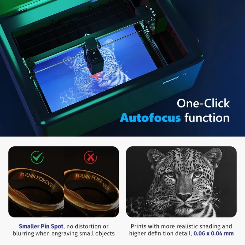 Лазерный гравёр Genmitsu Laser Engraver Kortek 10W 10000mW, Desktop Laser Cutter
