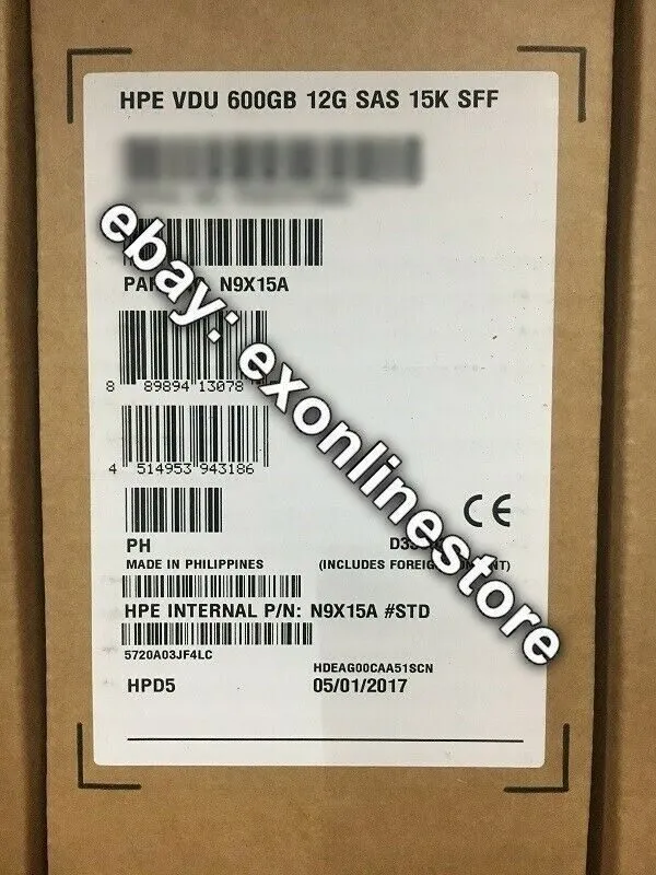 Жёсткий диск HPE 600GB N9X15A StoreVirtual 3000 12G SAS 15K SFF (2.5in) Hard Dri