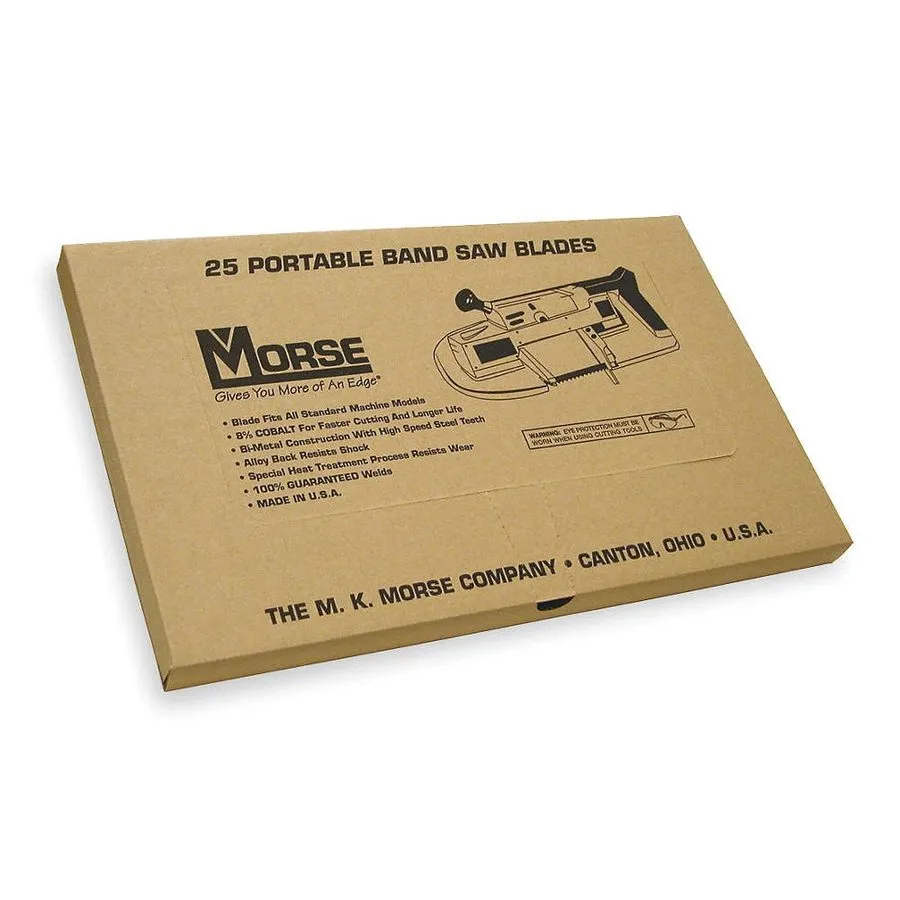 Оборудование ЧПУ MORSE ZWEP441418MCB25 Band Saw Blade,44-7/8" Blade L,PK25 1AJE9 — фото лота 1