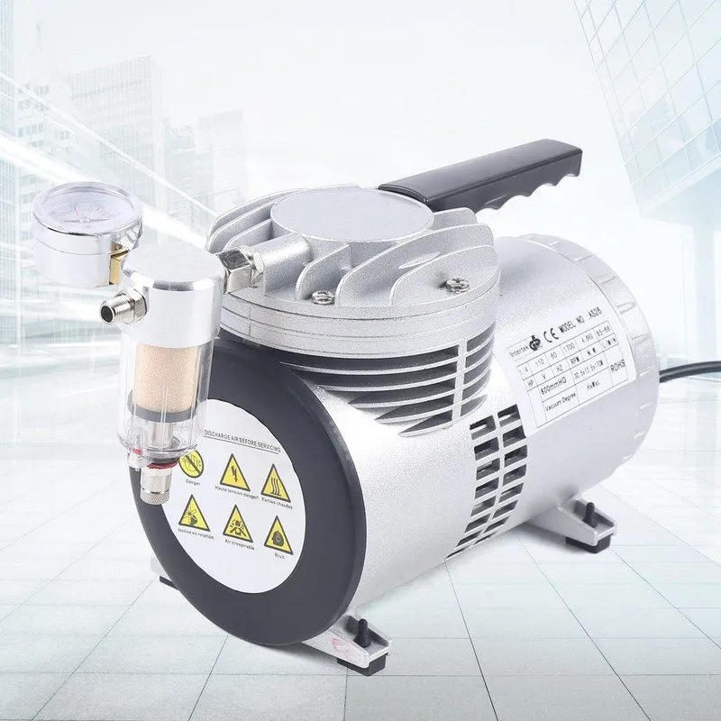 Насос Laboratory Vacuum Pump Oilless Vacuum Pump 600mmhg HVAC Membrane Filter Pu — фото лота 2