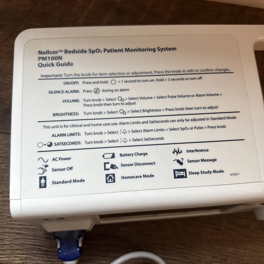 Датчик SpO2 Covidien Nellcor PM100N Bedside Patient Monitoring System