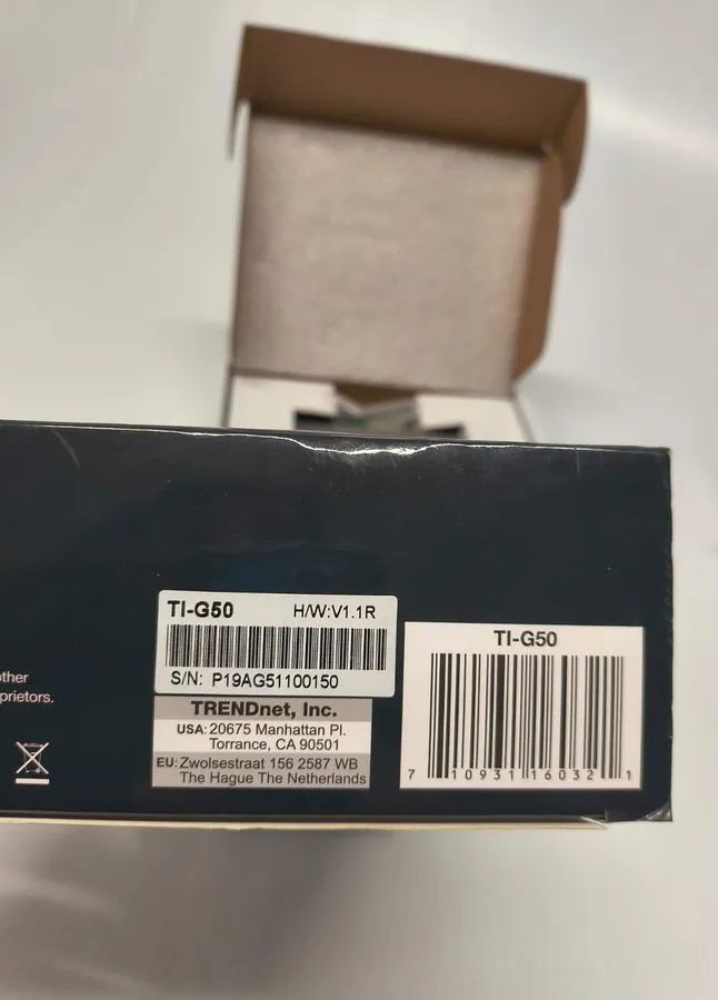Коммутатор TRENDnet TI-G50 5-Port Hardened Industrial Gigabit DIN-Rail Switch 12