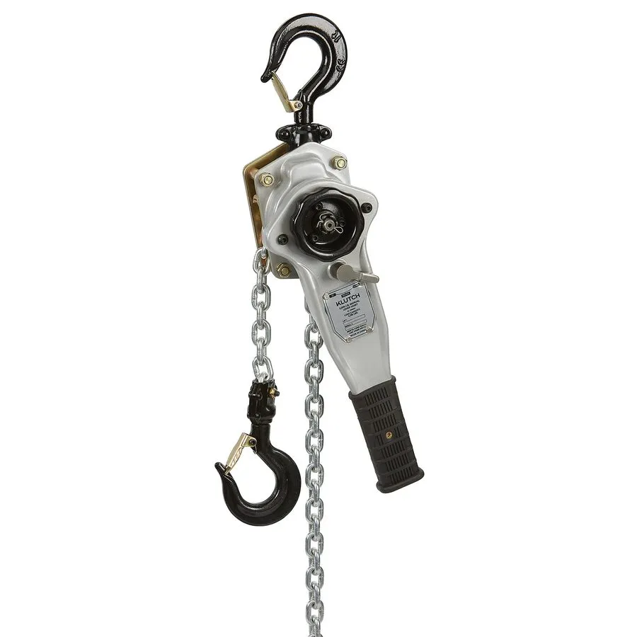 Таль Klutch Lever Chain Hoist, 2200-Lb. Capacity, 15ft. Lift — фото лота 1