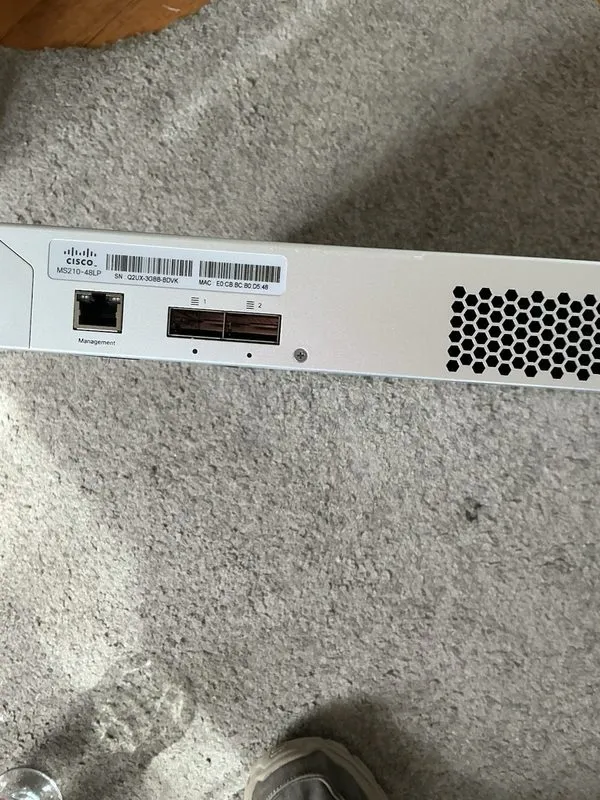 Коммутатор Cisco Meraki MS210-48LP 48-Port Gigabit PoE Cloud Managed Switch UNCL — фото лота 3
