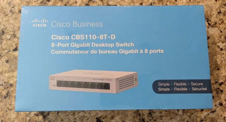 Коммутатор Cisco Business CBS110-8T-D Unmanaged Switch, 8 Port GE, Desktop