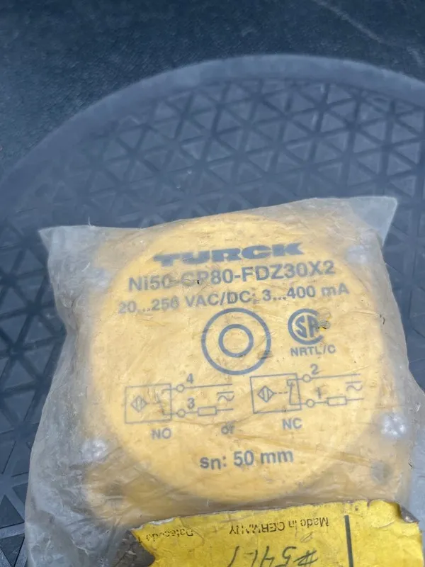 Датчик приближения TURCK Ni50-CP80-FDZ30X2-B1131 Inductive Proximity Sensor — фото лота 2