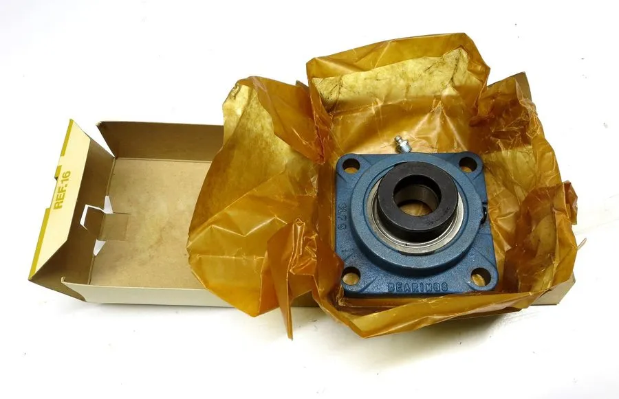 Подшипник SLF1-1/4 EC 1-1/4" Bore Self Lube NSK RHP 4 Bolt Square Flange Cast Ir — фото лота 2