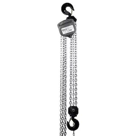 Таль Oz Lifting Products Ozind030-40Ch Manual Chain Hoist, 40 Ft Chain L, Gray — фото лота 1