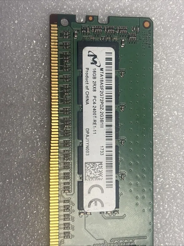Модуль памяти M MTA18ASF2G72PDZ-2G3B1 16GB 2Rx8 PC4-2400T-RE1-11 DDR4 1733