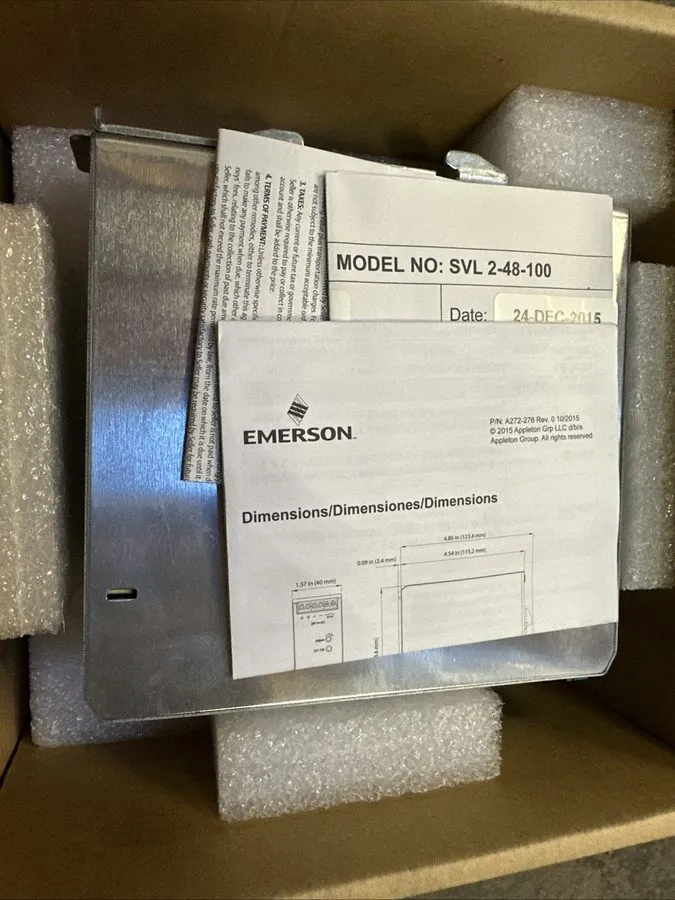 Блок питания SOLAHD SVL2-48-100 Din Rail Power Supply,2.5 A,120 W 783RE1