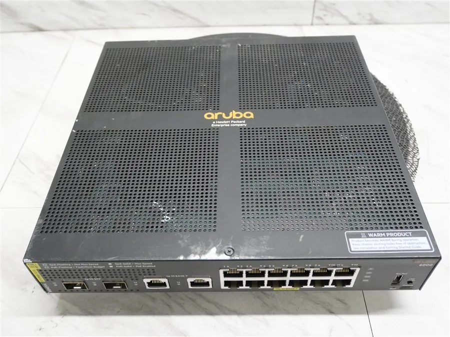 Коммутатор HP Aruba 6000 12G Class4 2G/2SFP 139W 12-Port Gigabit PoE Network Swi