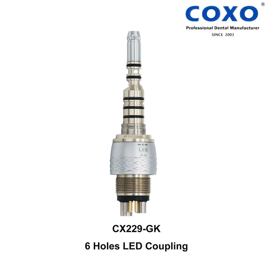 Стоматологический наконечник COXO Dental H16-KTPQ High Speed LED Big Torque Hand