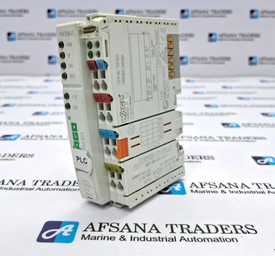 Контроллер WAGO 750-833 PROFIBUS CONTROLLER MODULE 24VDC