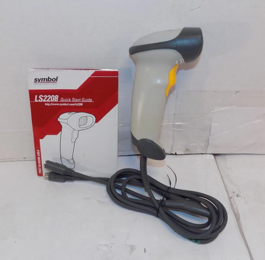 Сканер штрих-кода Symbol Motorola LS2208 1D Laser Barcode POS Scanner LS2208-SR2