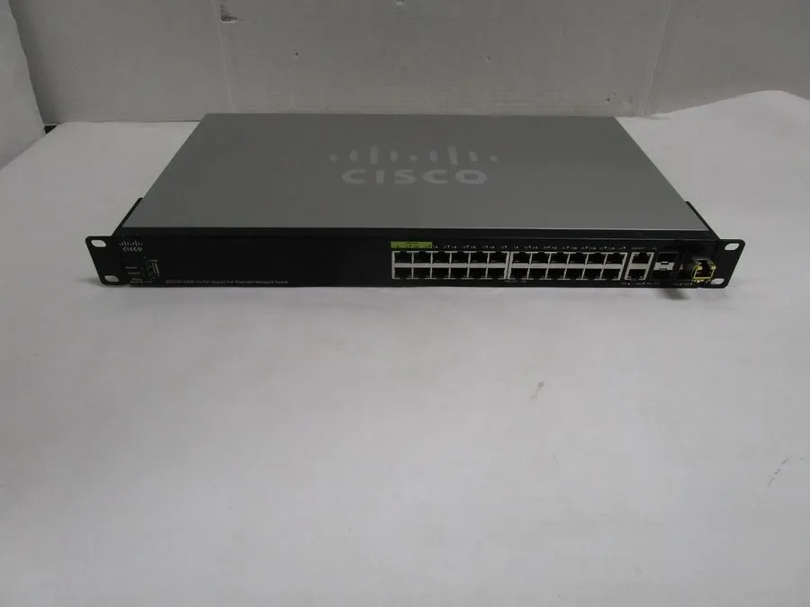Коммутатор CISCO SG350X-24MP-K9 24 port Gigabit PoE Stackable Network Switch