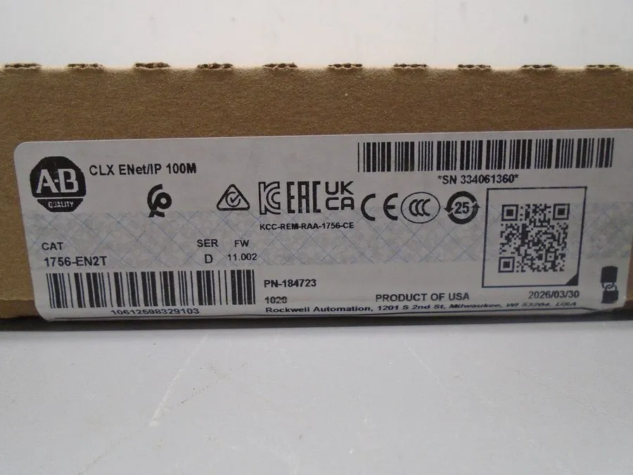 Коммуникационный модуль Allen Bradley 1756-EN2T /D ControlLogix EtherNet/IP