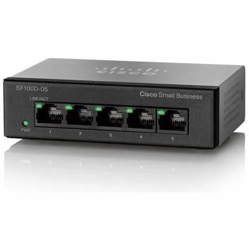 Коммутатор Cisco Small Business 100 Series Unmanaged (SF100D-05) External Switch