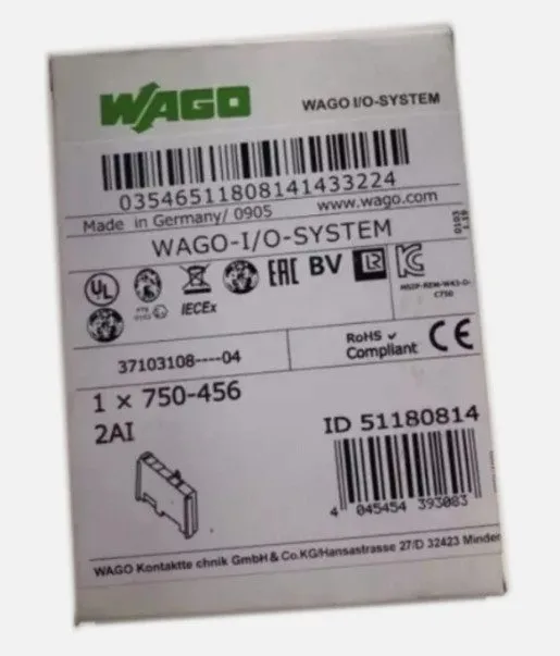 ПЛК WAGO 750-456 Analog Input PLC Module 750 456