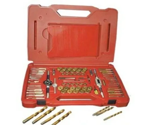 Режущий инструмент Machine Screw, Fractional & Metric Tap & Die Drill Bit Set, .
