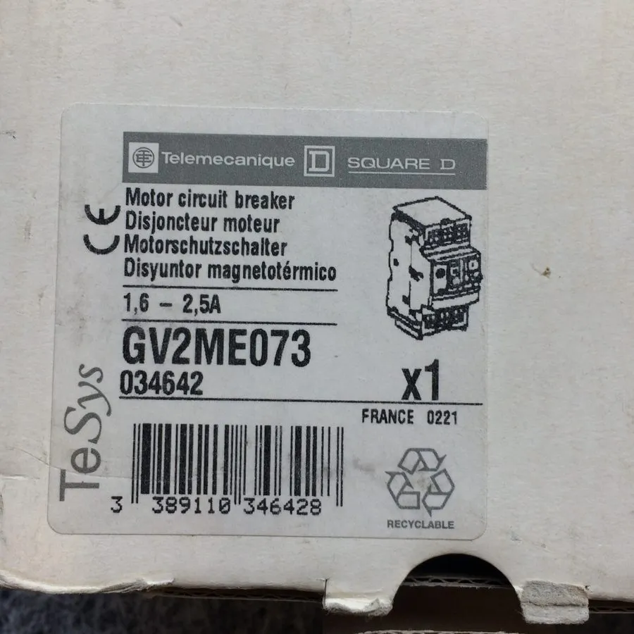 Автоматический выключатель Telemecanique GV2ME14 TeSys Motor Circuit Breaker 6-1