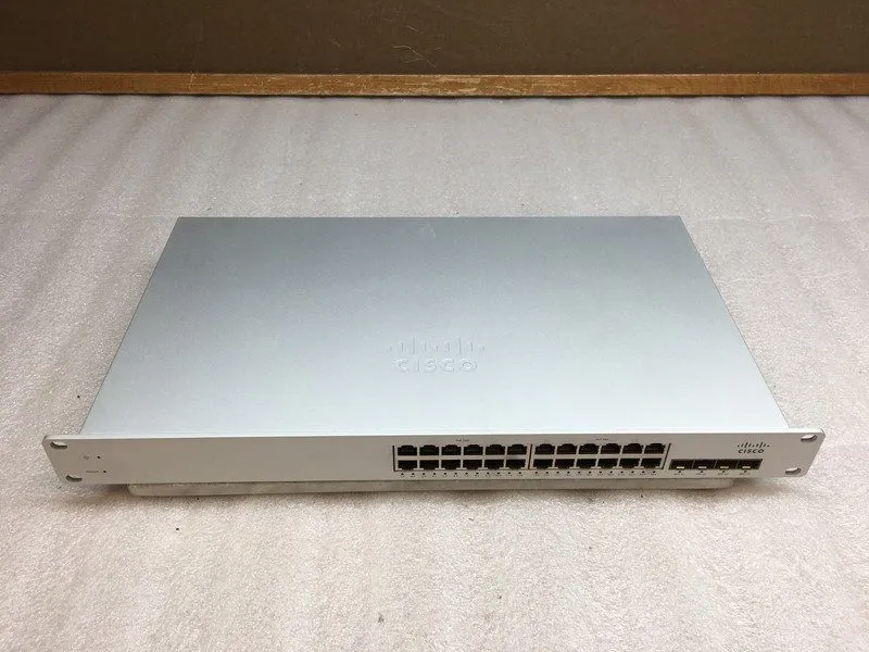 Коммутатор Cisco Meraki MS220-24P-HW 24-Port Gigabit PoE+ Switch 4x SFP 370W
