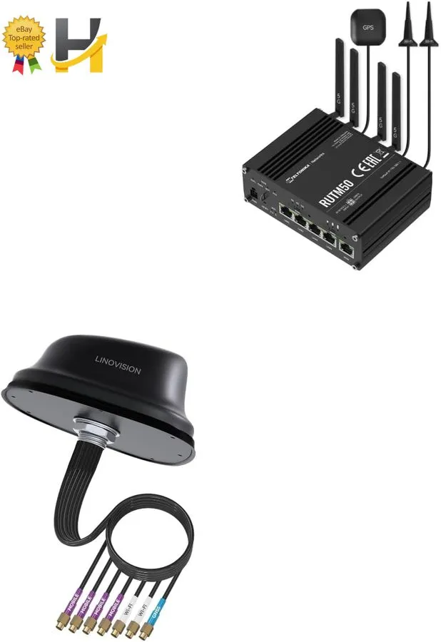 Маршрутизатор Teltonika RUTM50 5G Industrial Cellular WiFi Router (RUTM50000000)