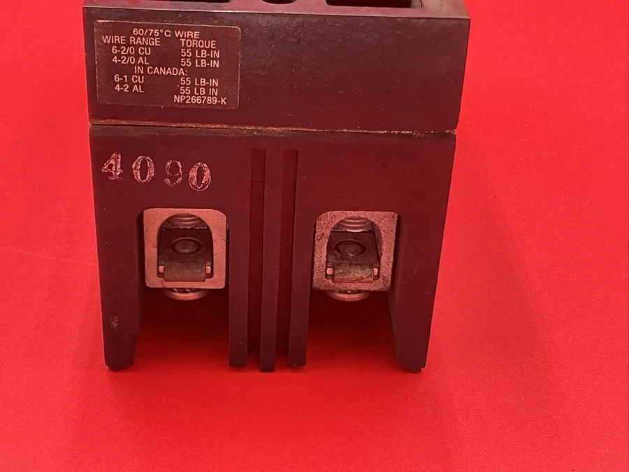 Автоматический выключатель GE TED124090 Circuit Breaker 90A 480V 2P Type TED — фото лота 1
