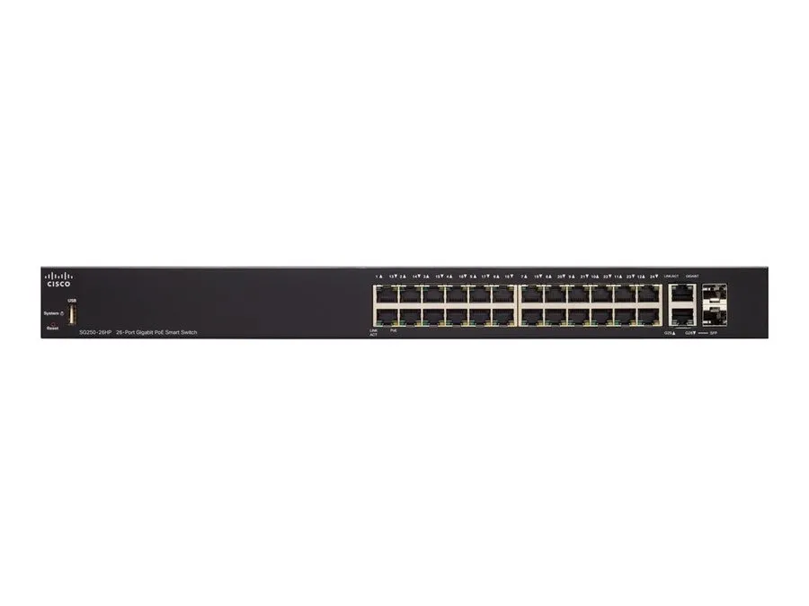 Коммутатор Cisco SG250-26HP-K9-EU Switch