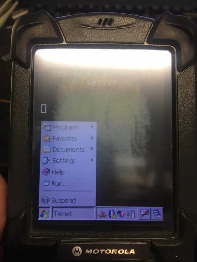 Сканер штрих-кода Symbol Motorola MC9090-GF0HBEGA2WR Laser Barcode Scanner No St