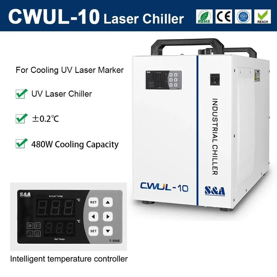Лазерный маркиратор 10W S&A CWUL-10 Industrial Water Cooling Chiller