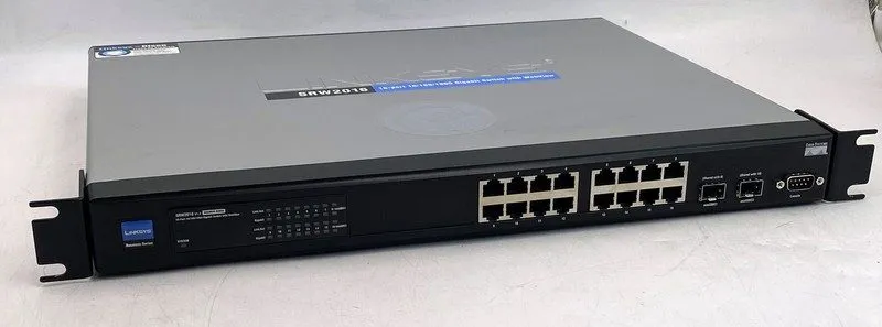 Коммутатор Linksys Cisco SRW2016 V1.3 16-Port Gigabit Switch with Webview