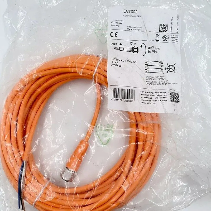 Соединительный кабель 1PC для IFM EVT002 Proximity Switch Sensor