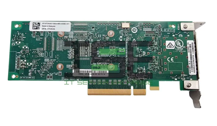 Сетевая карта Dell Qlogic QLE2692L-DEL Dual Port 16GB PCIe Fibre Channel FC DPN: — фото лота 1