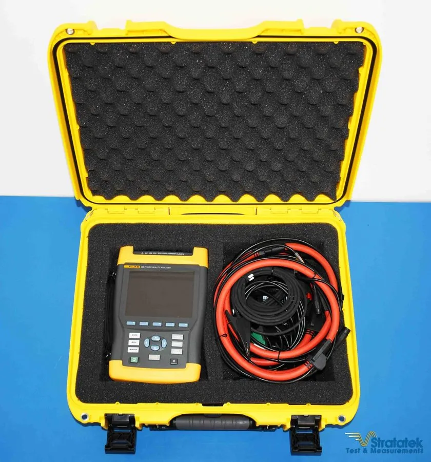 Анализатор Fluke 435 Power Quality Analyzer 3-Ph PQA iFlex 3000A Current Probes  — фото лота 2