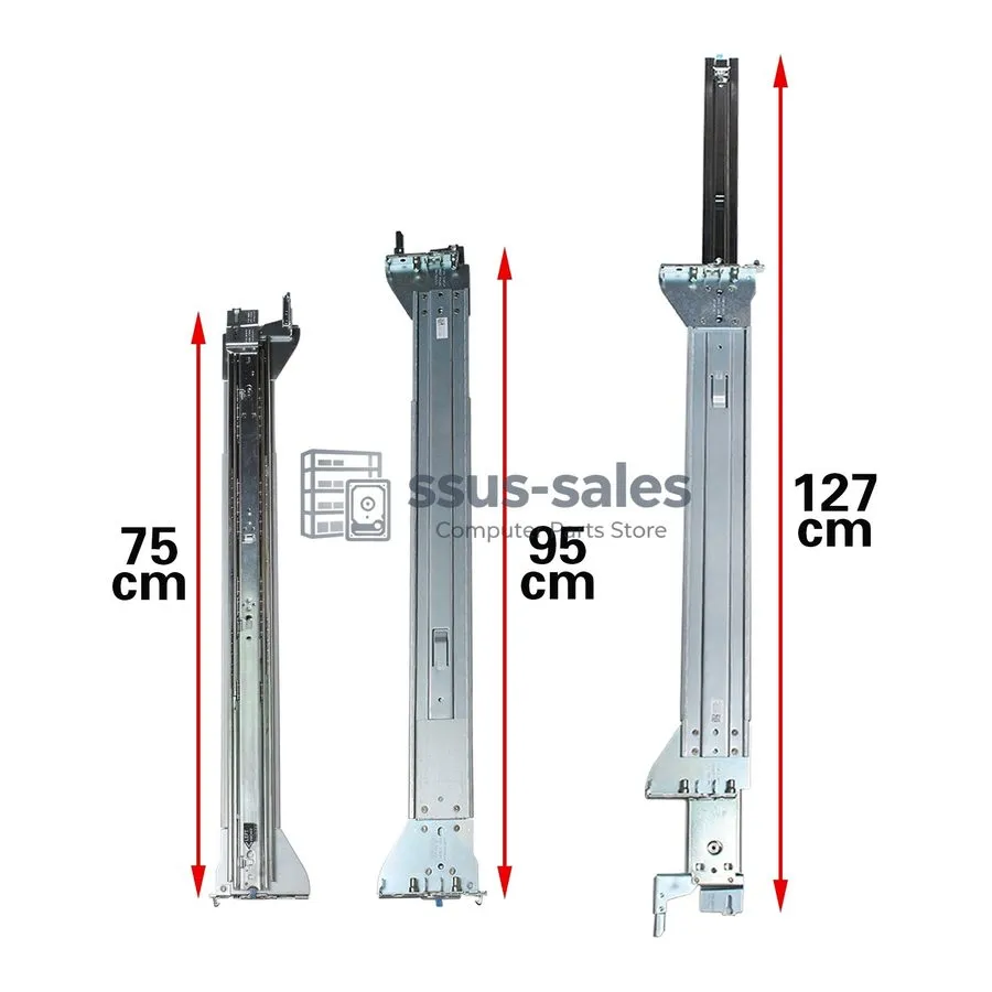 Шасси 0MP58Y yRails Sliding Rack Rail Kit Fit Dell VRTX Chassis M520 M640 M620/6 — фото лота 1